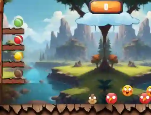 Color Ball Shoot Bird — free online game