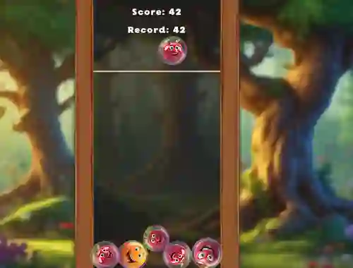 Match Fruits In Bubbles! — free online game