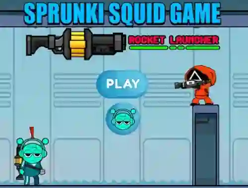Sprunki Squid Game Rocket Launcher — free online game