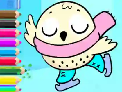 Coloring Book: On Ice — free online game
