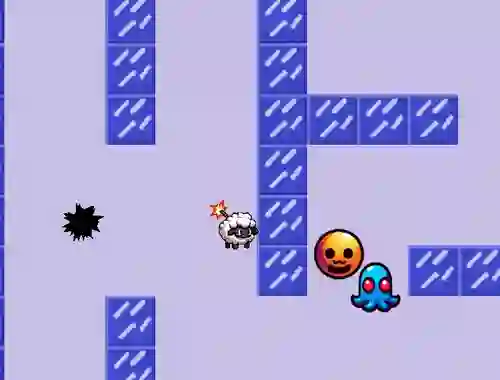 Baa-bomb Maze — free online game