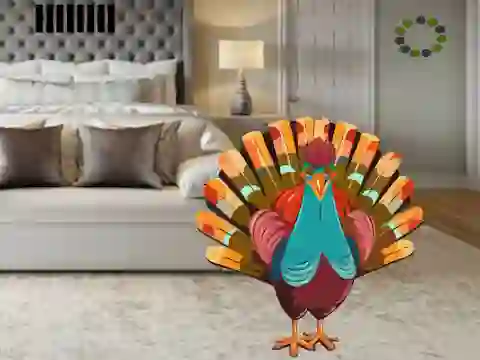 Mom Turkey Escaped House — free online game