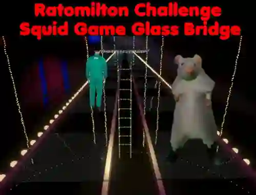 Rato Milton Challenge Squid Game Glass Bridge — free online game