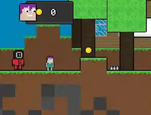 Squid Escape But Blockworld — free online game