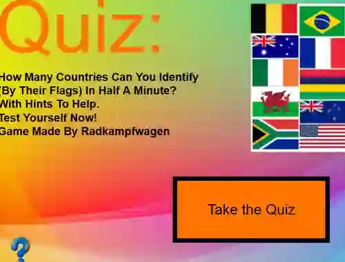 30s Easy Flag Quiz — free online game