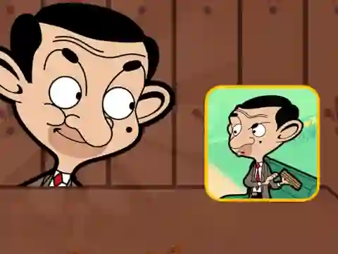 Mr Bean Solve Puzzle
