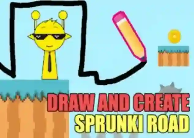 Draw And Create Sprunki Road — free online game
