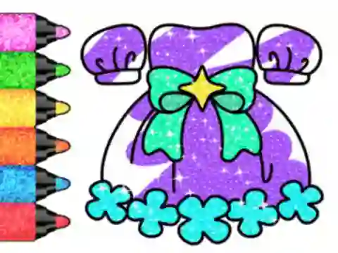 Coloring Book: Glow Dress — free online game