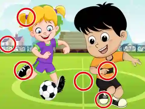 Soccer Differences — free online game