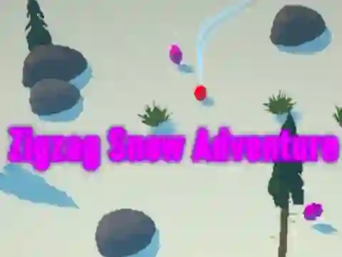 Zigzag Snow Adventure — free online game