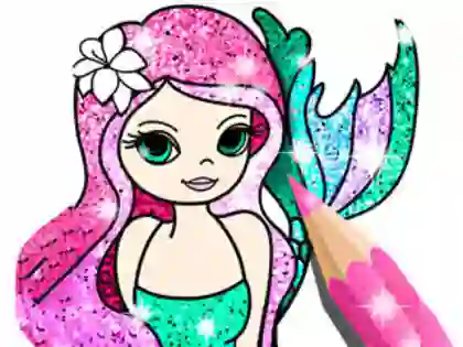 Coloring Book: Little Mermaid — free online game