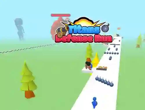 Titans Defense Run — free online game