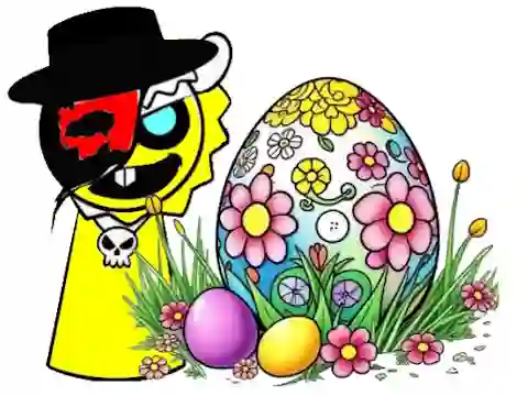 Sprunki Easter Coloring — free online game
