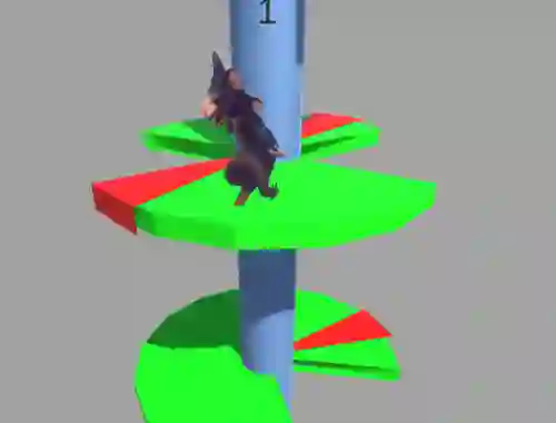 Ratomilton Helix Jump — free online game