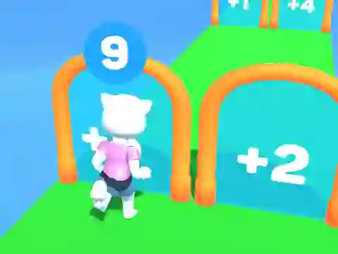 Cat Angela Running — free online game