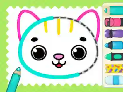 Coloring Book: My Cat — free online game