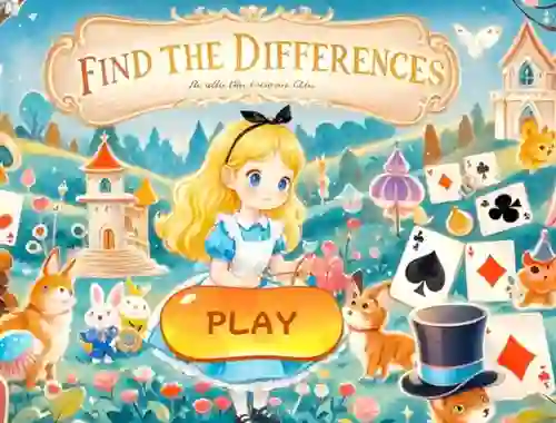 Hra Find The Differences: Alice In Wonderland online
