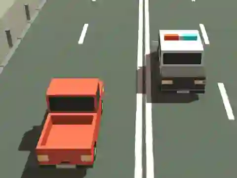 Blocky Overtake X — free online game