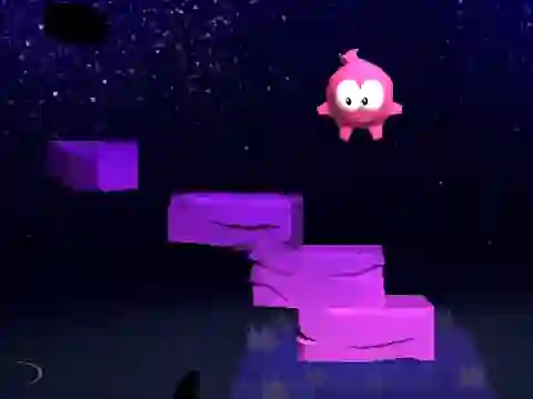 Om nom Jump — free online game