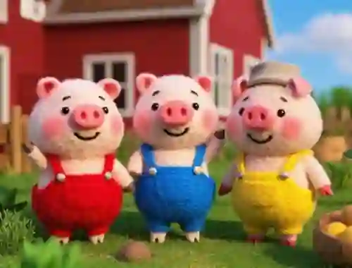 Find The Differences: The 3 Little Pigs — free online game