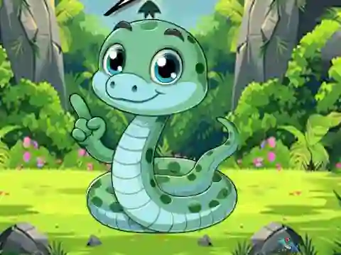 Snake Searching The Baby — free online game