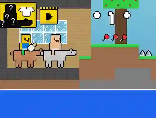 Baby Noob Vs Baby Obby Horse — free online game