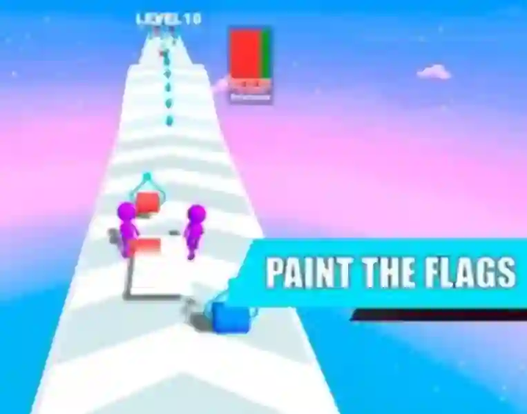 Paint The Flags — free online game