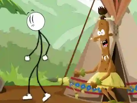 Stick Doors and Island — free online game