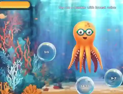 Bubble Math Dive — free online game