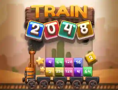 Train 2048 — free online game