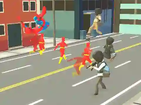 Hero Transform Race — free online game