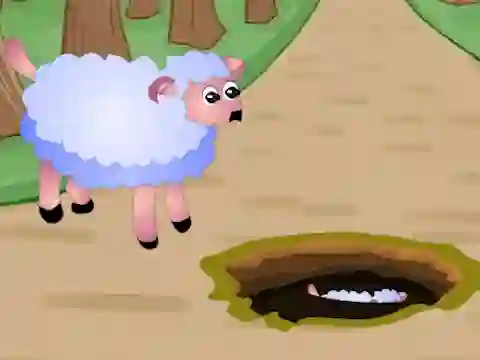 Help Fallen Down Sheep Baby — free online game