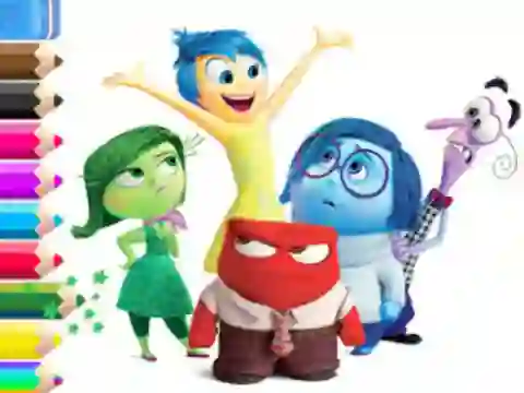 Coloring Book: Inside Out — free online game