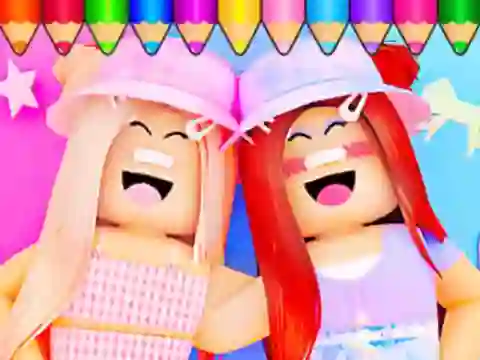 Coloring Book: Roblox Bestie — free online game