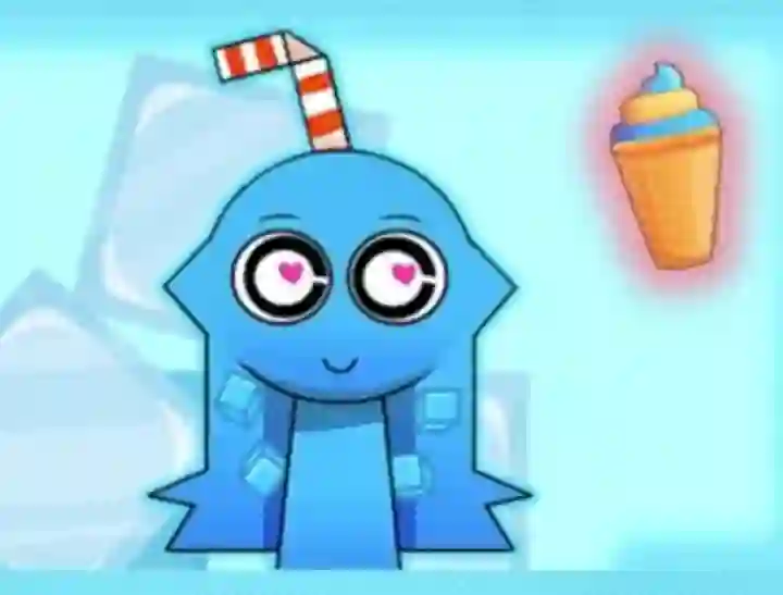 Sprunki Ice Mod  Aqua — free online game