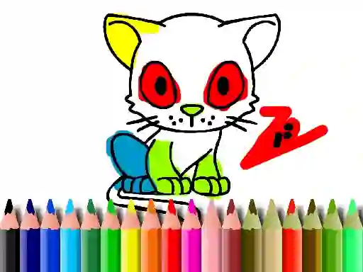 Back To School: Cat Coloring — free online game