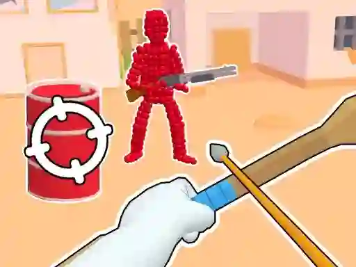 Cluiche Stickman Archer: Shooting Arrows at Reds ar líne