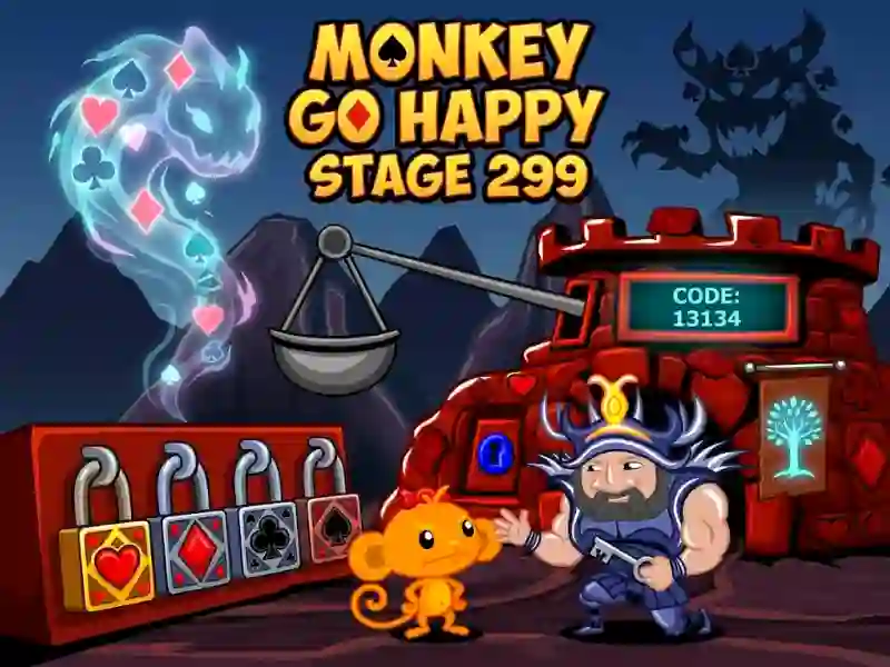 Monkey Go Happy Stage 299 เกมออนไลน์ฟรี