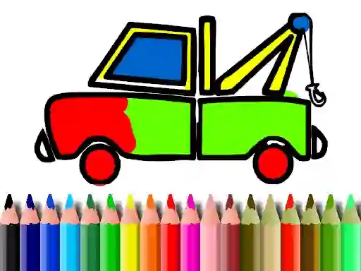 Back To School: Truck Coloring — free online game