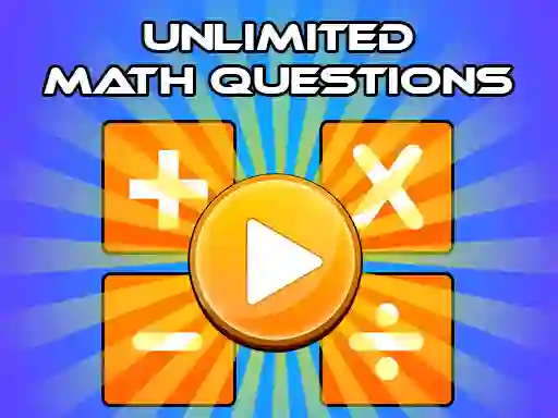Unlimited Math Questions — free online game