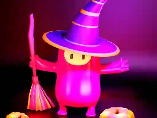 Fall Guys Halloween Puzzle — free online game