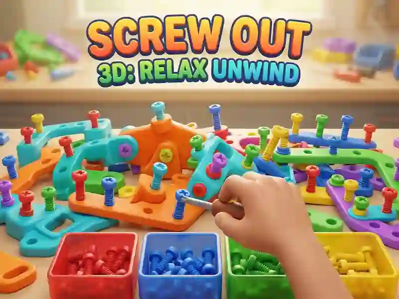 Screw Out 3D: Relax Unwind — free online game