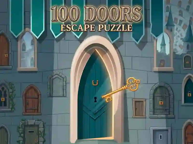 100 Doors Escape Puzzle — bezmaksas tiešsaistes spēle