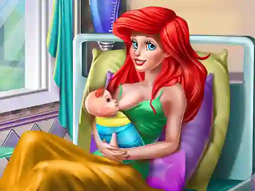 Princess Mermaid Mommy Birth — free online game