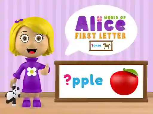 World of Alice First Letter — free online game