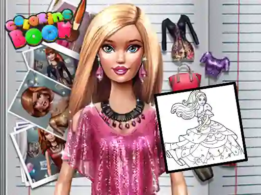 Coloring Book for Barbie — free online game