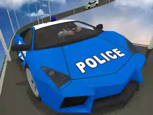 Impossible Police Car Track — free online game