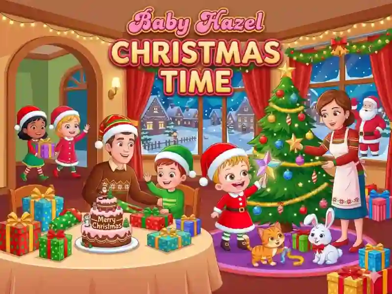 Cluiche Baby Hazel Christmas Time ar líne