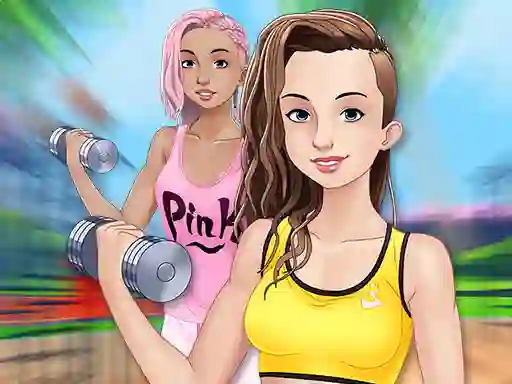 Fitness Girls Dress Up — free online game