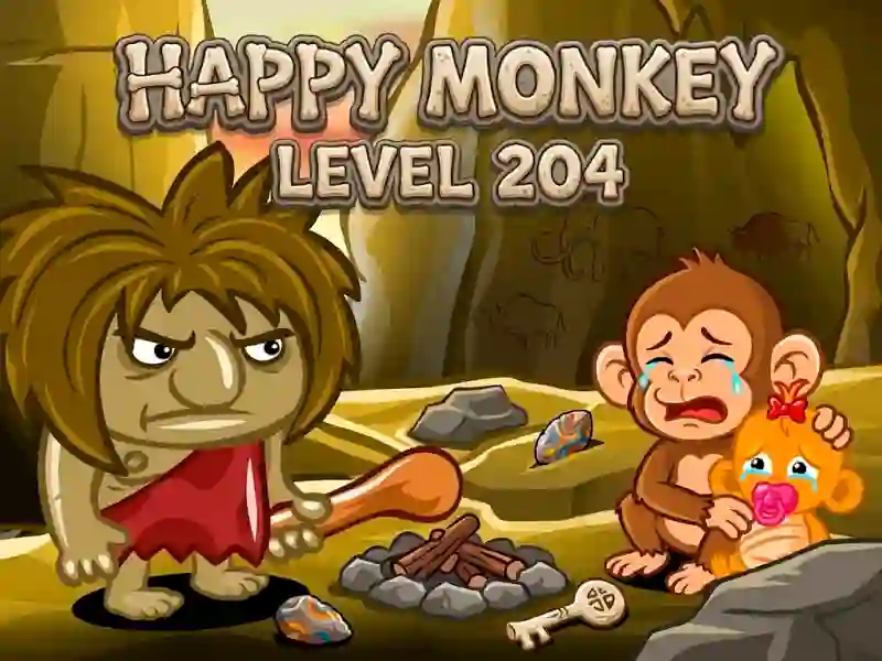 Monkey Go Happy Stage 204 — 免费在线游戏